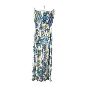 Peppermayo Doing the Most Plisse Retro Floral Jumpsuit Size 4